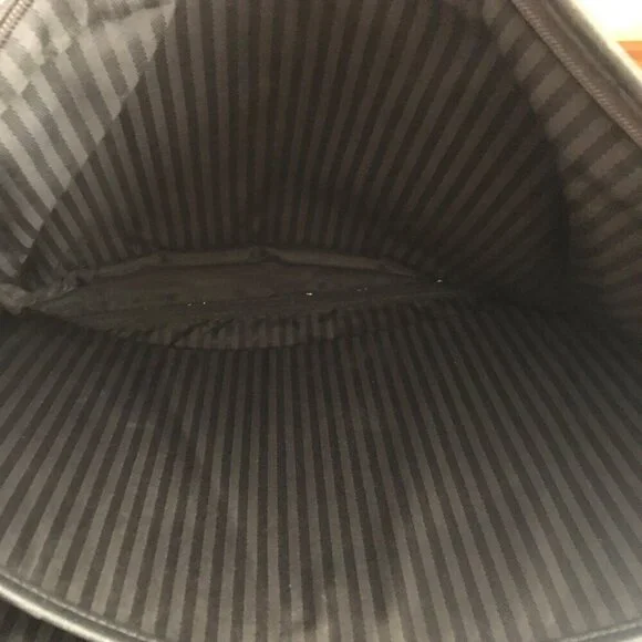 Vintage TUMI 904D3 Black Nappa Leather Laptop Briefcase Messenger Bag Rare